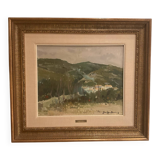 Oil painting on canvas by Casané Puig.