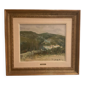 Oil painting on canvas by Casané Puig.