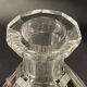 Art deco liqueur set, carafe & 6 glasses, cut double crystal, cubist decor, karl palda