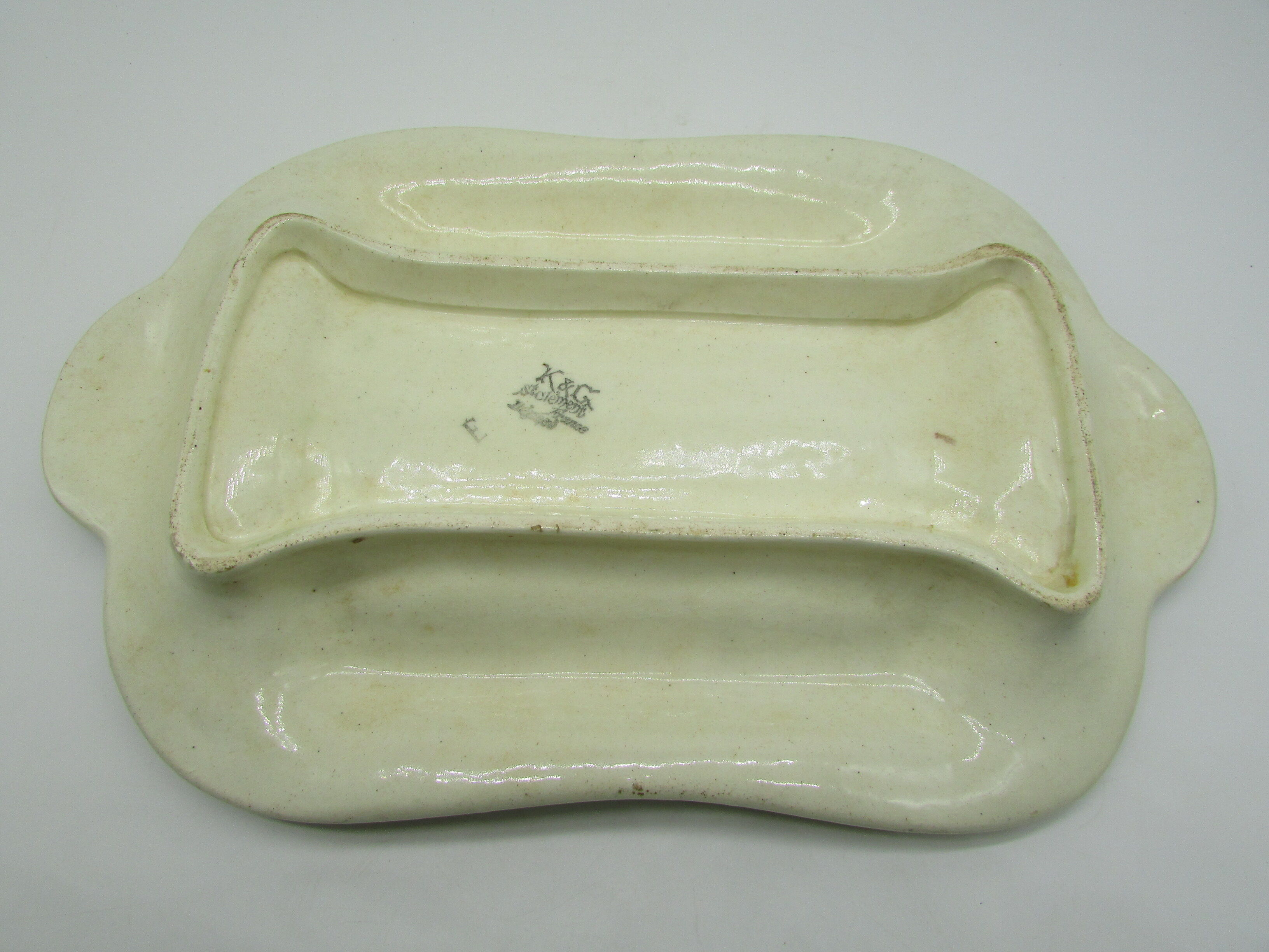 Asparagus dish slurry KG St-Clément art-nouveau