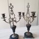 Pair of old candlesticks