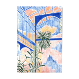 Botanical reflections print