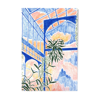 Botanical reflections print