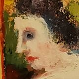 Femme au chevalet