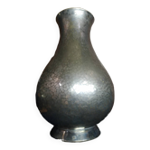 Vase Art Déco en métal martelé et signé : WMF