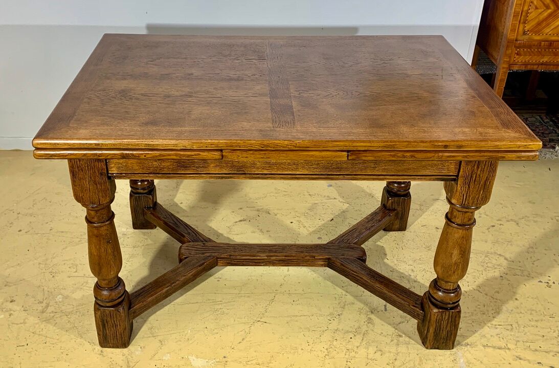 Farm table in solid oak 210 cm x 80 cm
