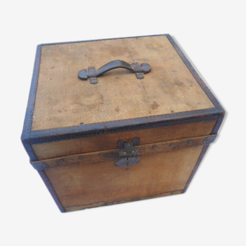 Hatbox trunk leather 1900'