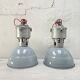 Pair of industrial lamps.