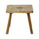 Characterful Milk Stool Solid Wood Stool Rustic