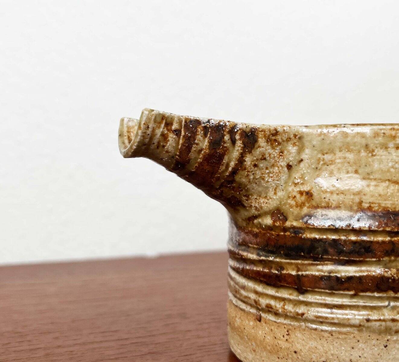 Mid-century studio pottery carafe by Tue Poulsen for Tue Keramik, 1960s.