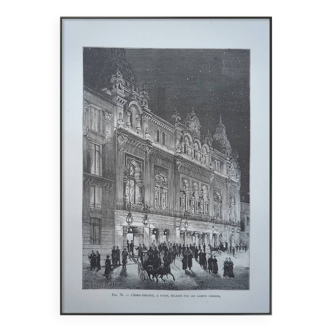 Imprimée en 1883, L'Eden Théâtre, Paris IXème.