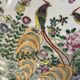 China, polychrome porcelain plate bird of paradise 20th century