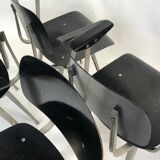 Set of 4 Revolt chairs by Friso Kramer