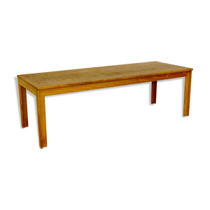 Banc minimaliste en chêne,