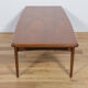 Table basse en teck mid century par Johannes Andersen pour CFC Silkeborg, Danemark, 1960s