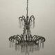 Vintage Italian Crystal Beaded Light Pendant 1960’s