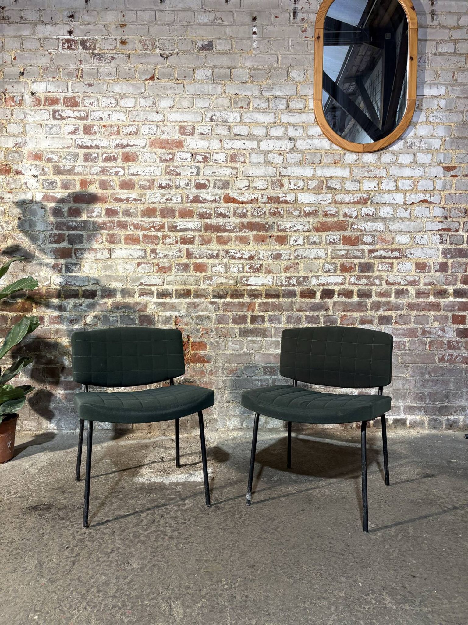 Pair of armchairs designed by Pierre Guariche for Meurop.