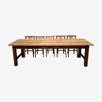 Old large farm table