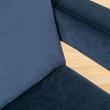 Velvet armchair from Jitona, 60's
