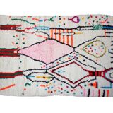 Tapis berbère coloré fait main 235 x 130cm