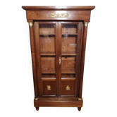 Empire mahogany bookcase