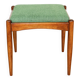 Tabouret Edmund Homa siège vert - tissu structurel
