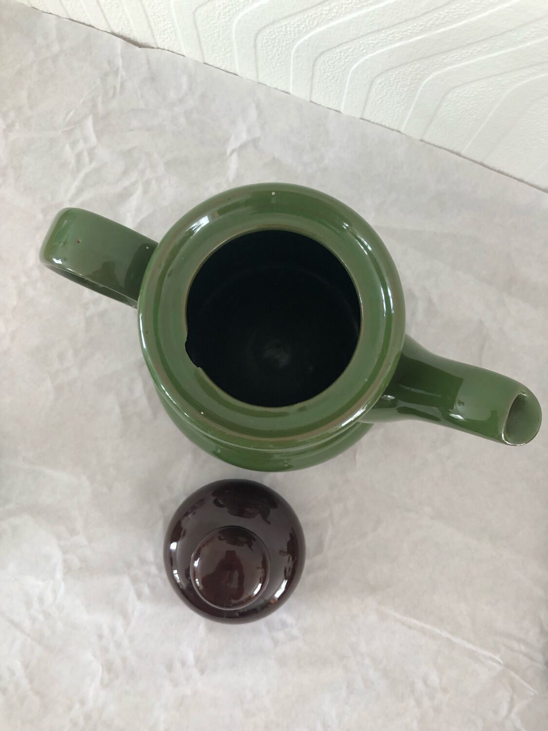 Set with coffee maker sugar milk pot and vintage Winterling plates