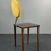 Set of 6 sculptural Italian dining chairs by Marco Mencacci, Milan, 1990s