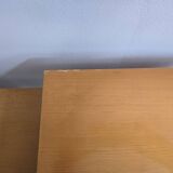 Pair of vintage 1960s asymmetrical bedside tables