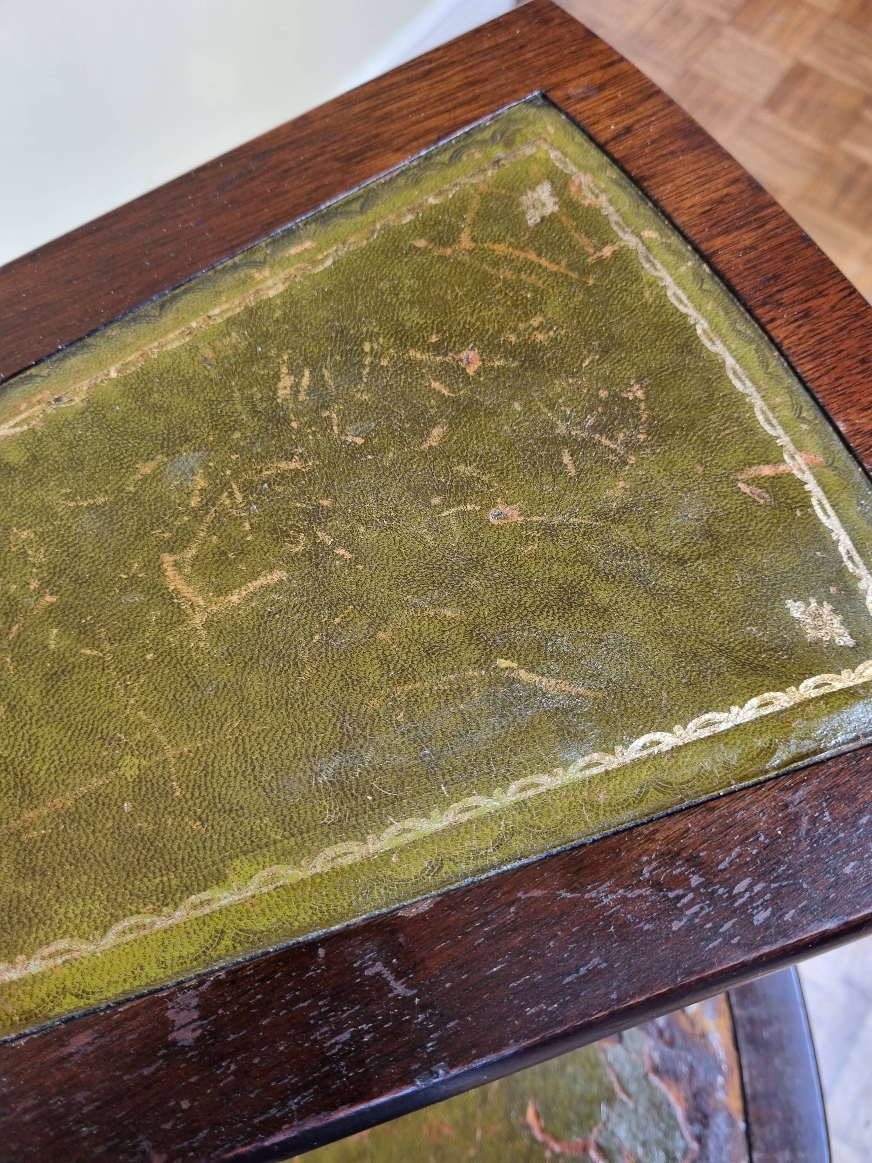 Victorian-style mahogany style library staircase circa 1900