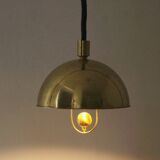 German Ceiling Lamp in Brass by Florian Schulz, 1970s