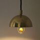 German Ceiling Lamp in Brass by Florian Schulz, 1970s
