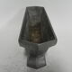 Aluminum art deco vase