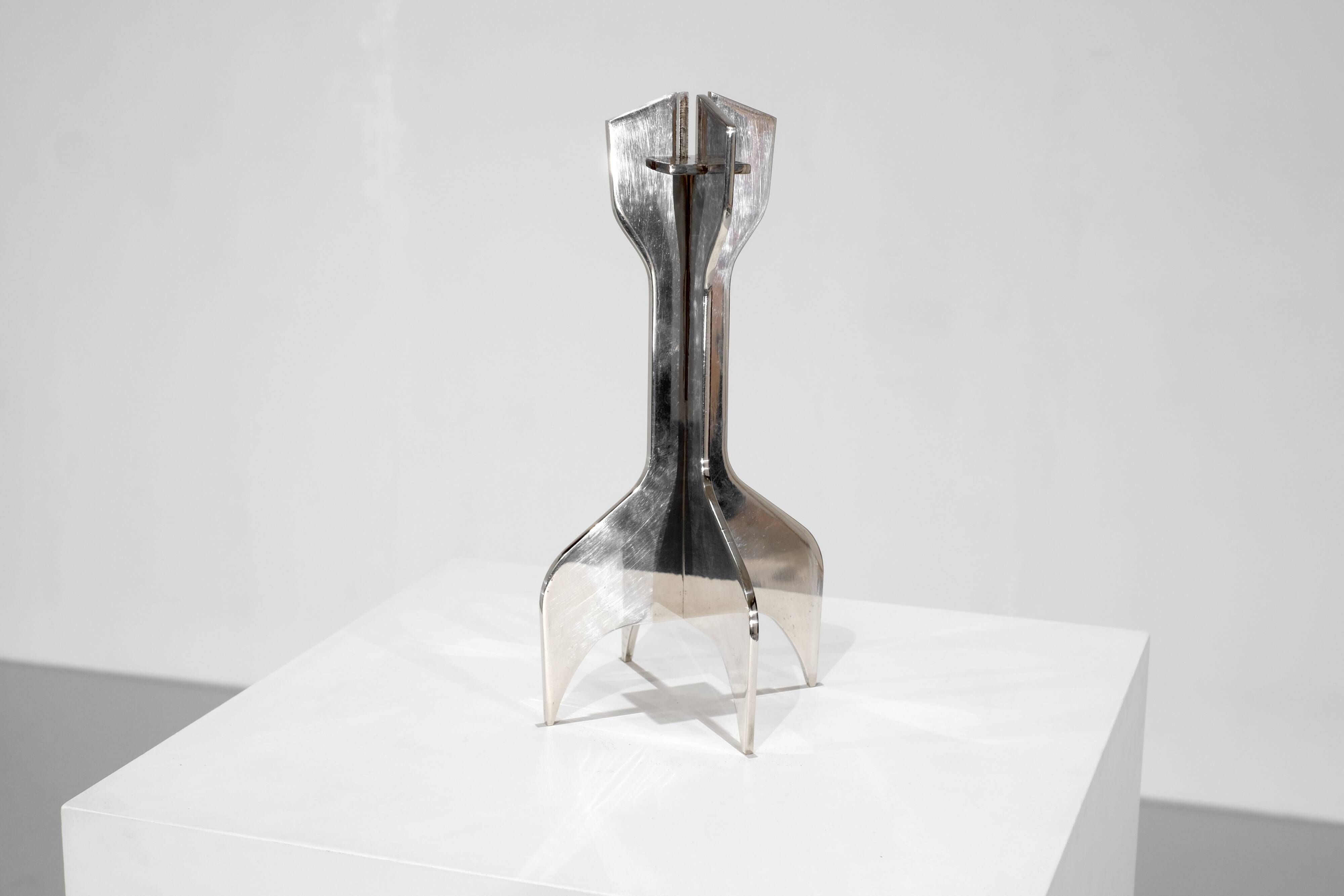 Candle holder by Marcel Breuer for Gavina, Italy, 1960s.