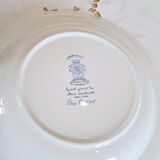 Old Lunéville soup plates