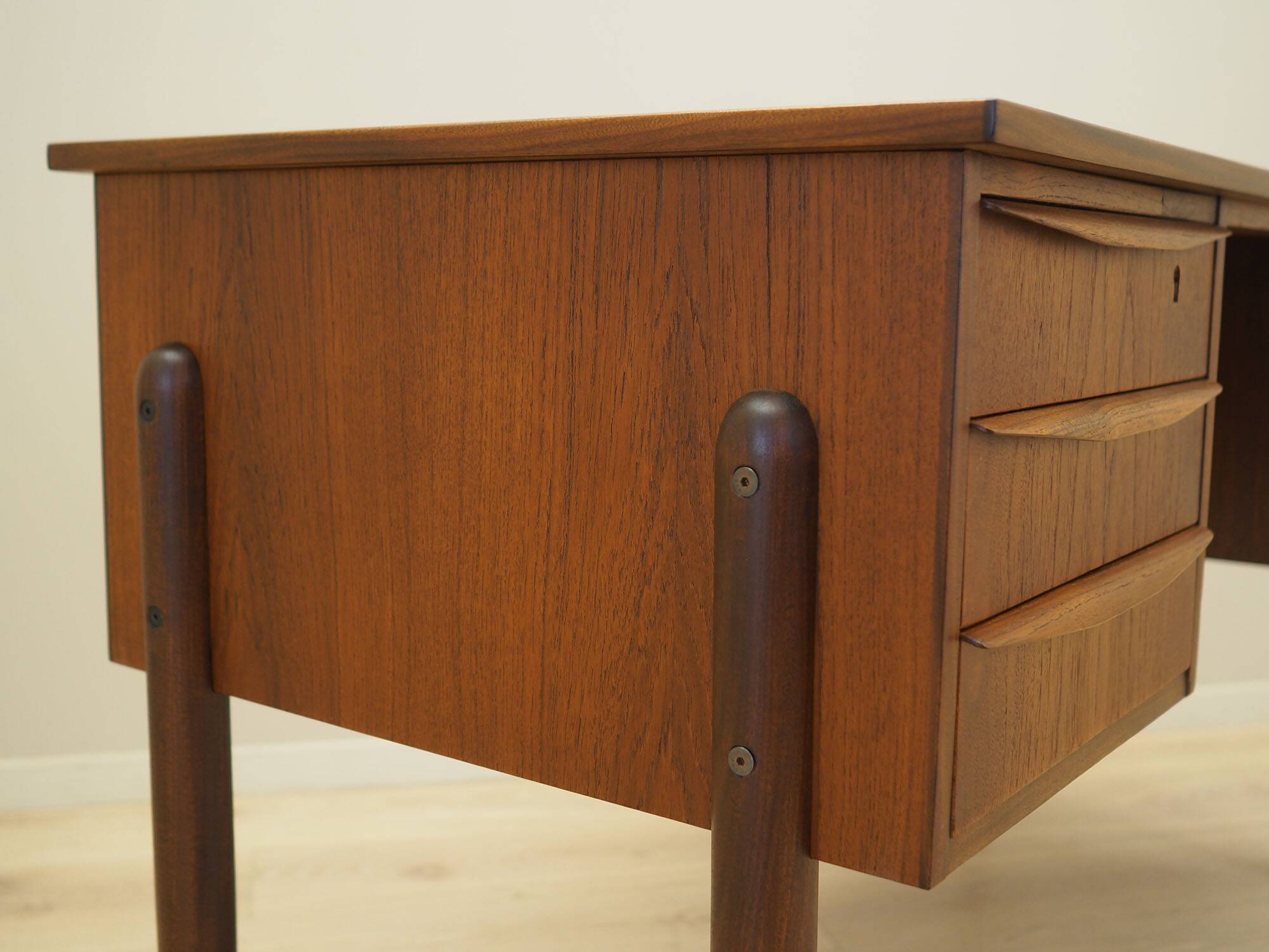 Teak desk, Danish design, 1960s, manufactured in Denmark