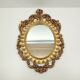 Baroque style mirror frame golden resin 55.5 cm X 36 cm