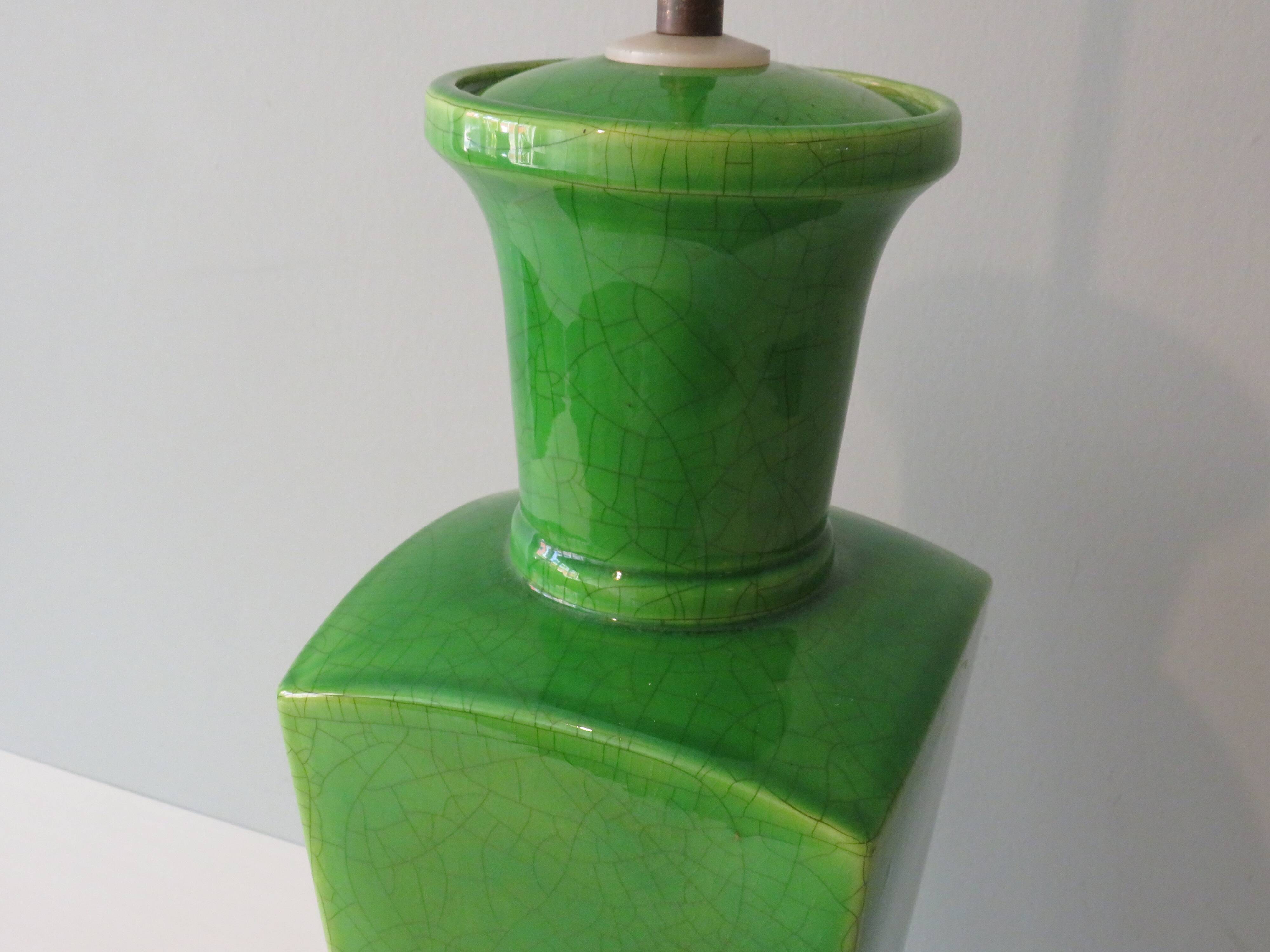 Vintage ceramic lamp foot from the 1970s