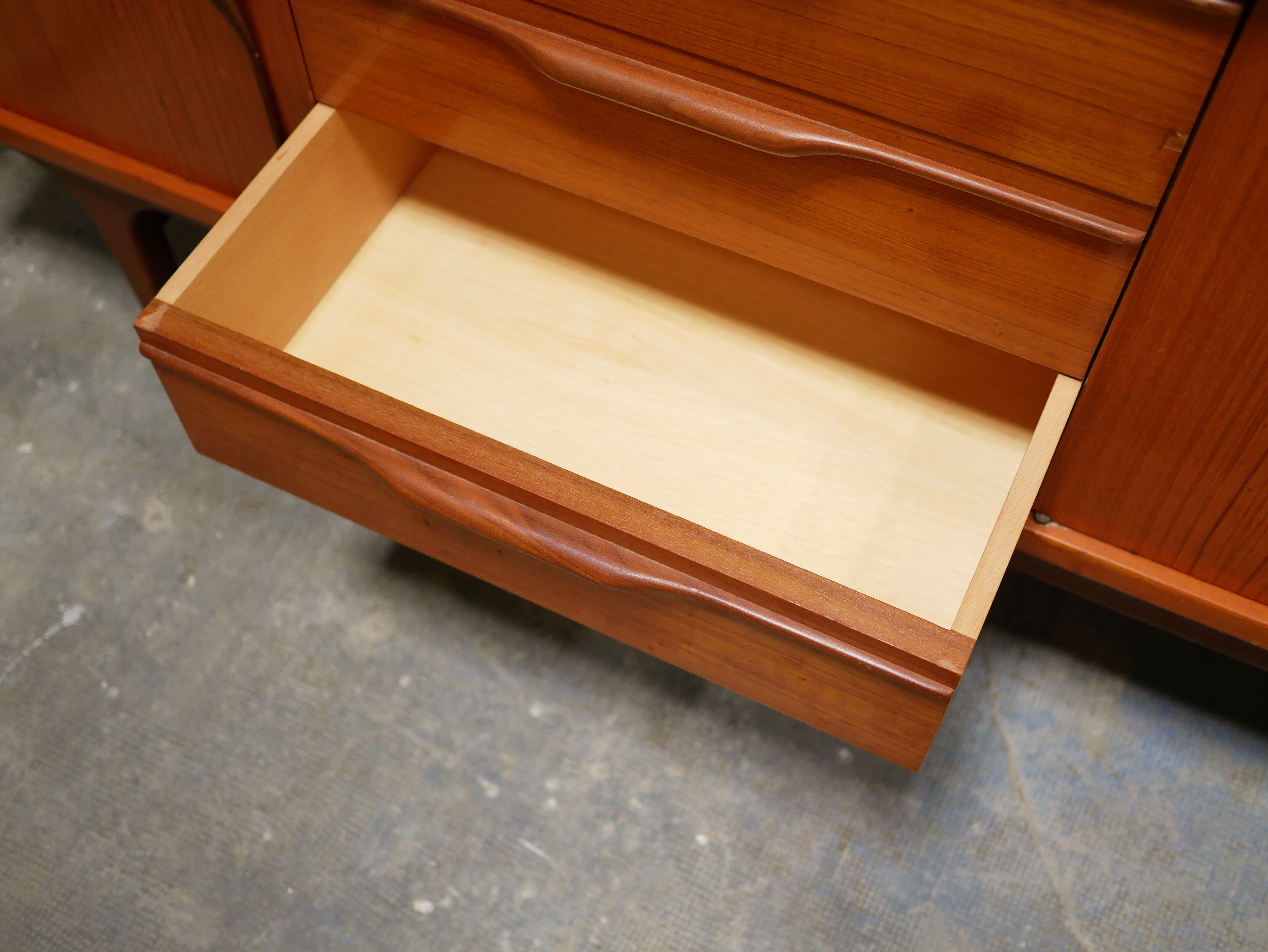 Buffet enfilade haute vintage teak