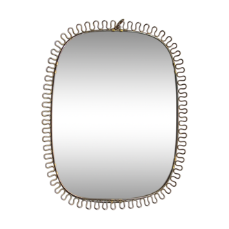 Miroir rétroviseur par Josef Frank 46x37cm