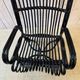 Bamboo and rattan armchair