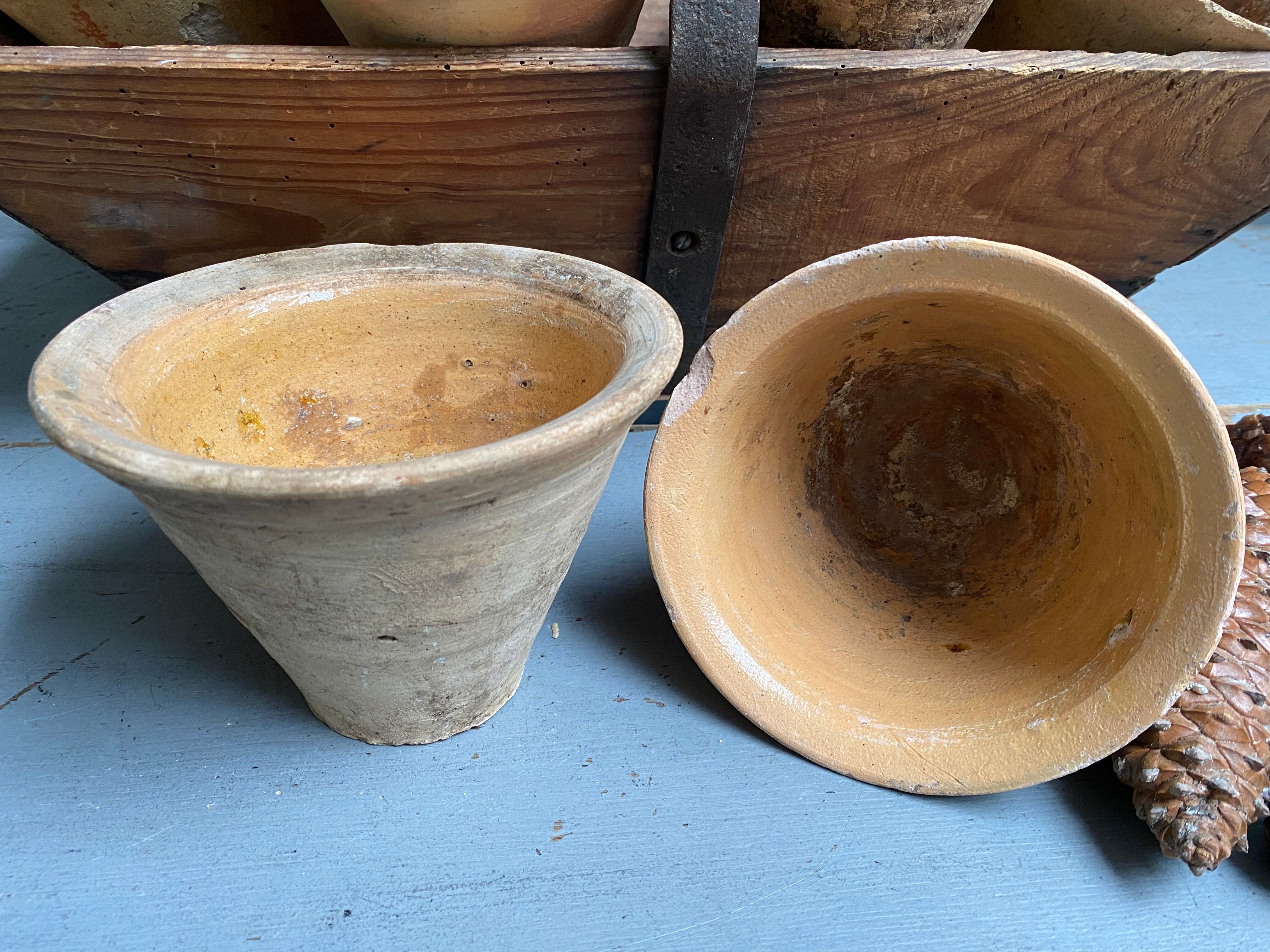Paire d'anciens pots de résiniers