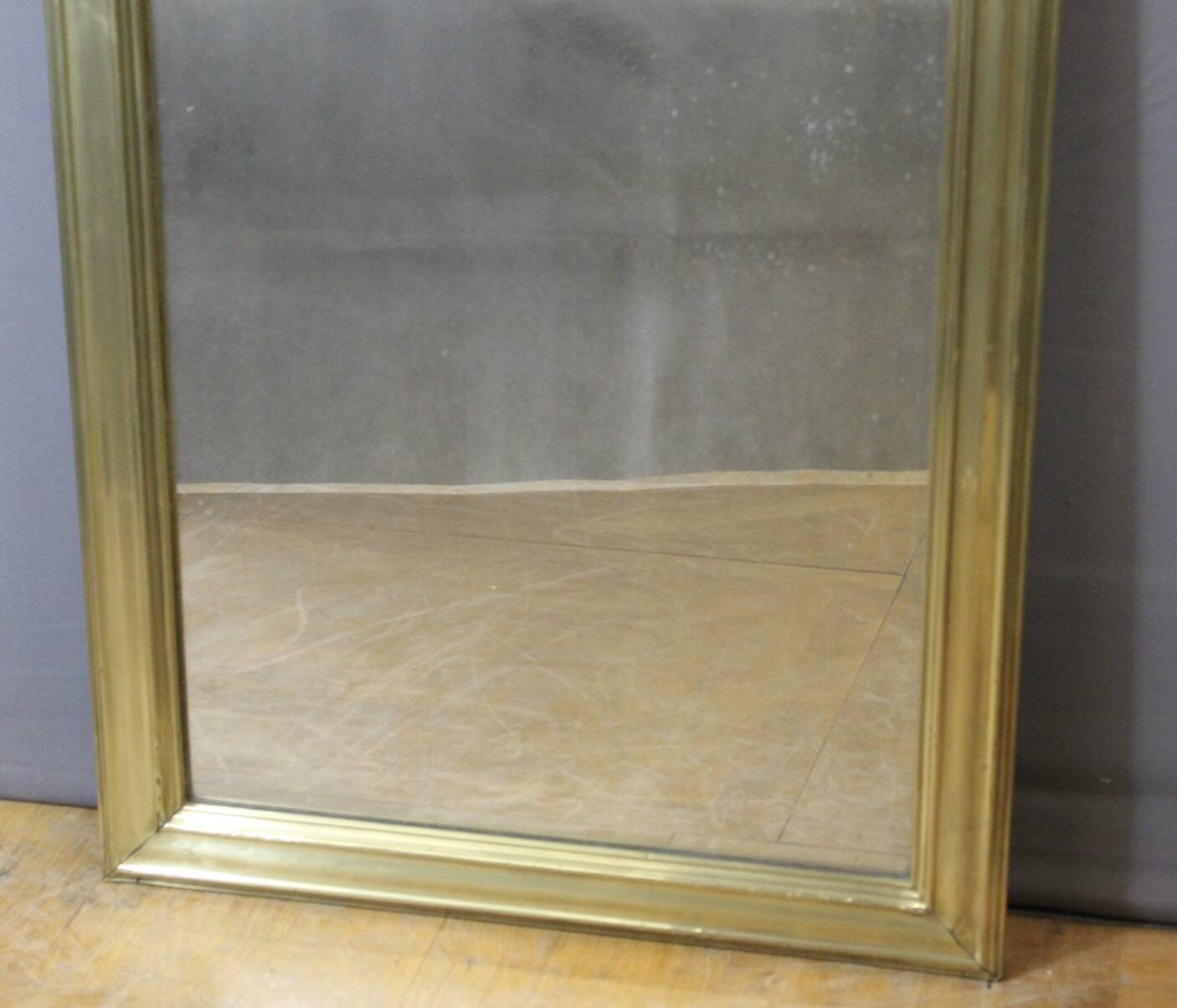 Bistro Mirror in Brass XIX