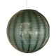 Contemporary Blue and Milky-White Spider Sphere Pendant in Murano Glass