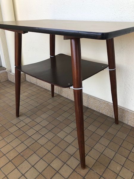 Vintage Compass Table Formica Tray