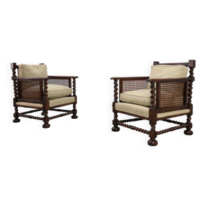 Paire de fauteuils en