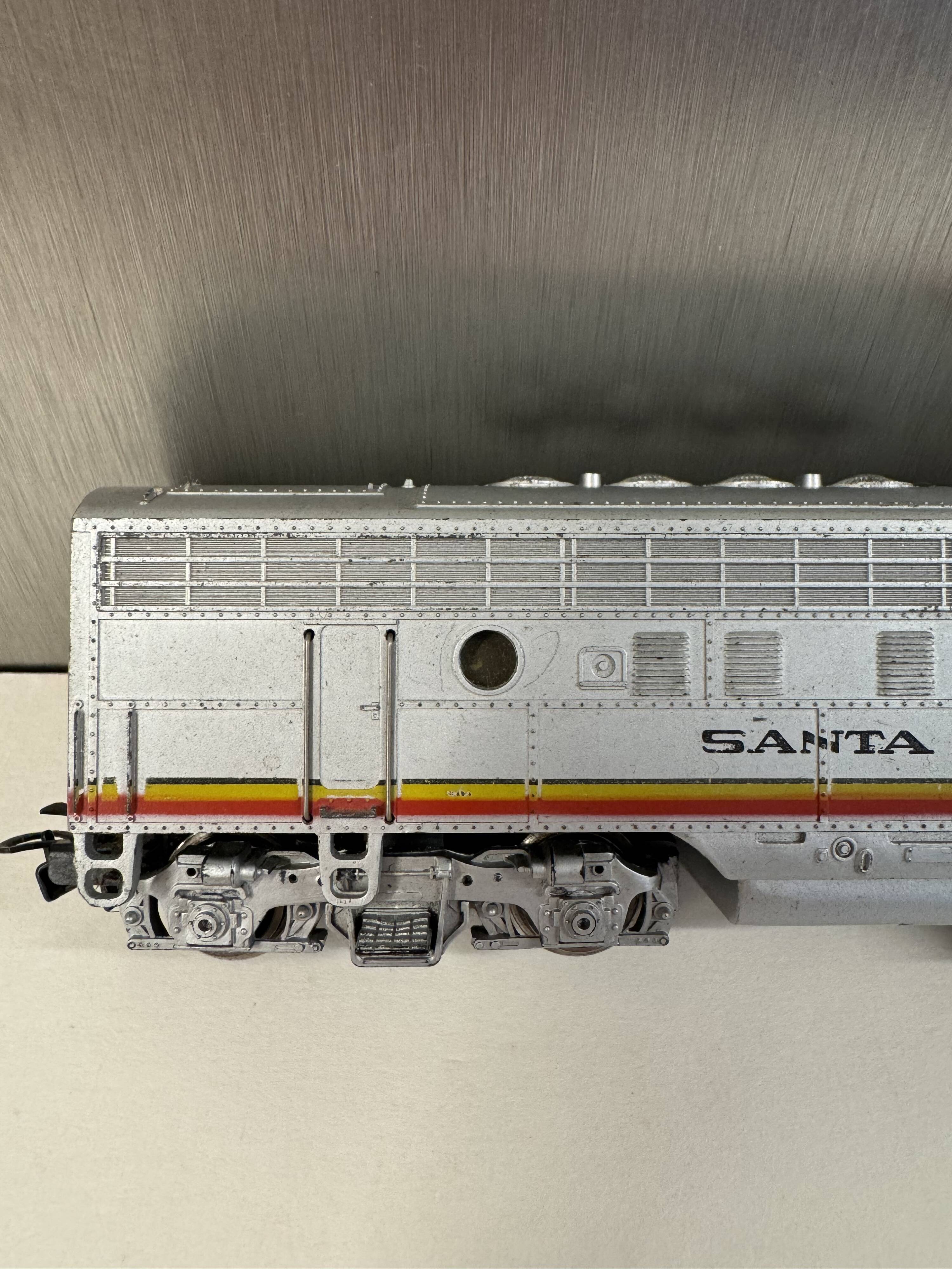 Old train locomotive Marklin Santa fe USA