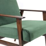 Fauteuil vert années 1970