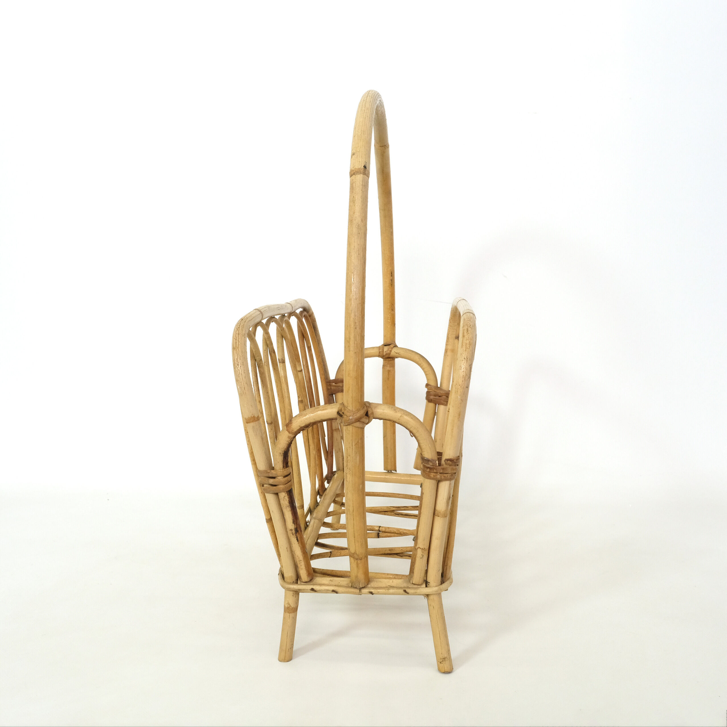 70s rattan magazine door