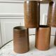 Set of 6 handmade handmade stoneware mugs 70s